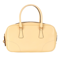 Bowling Tote, Leather, Cream, 24, DB, 2*